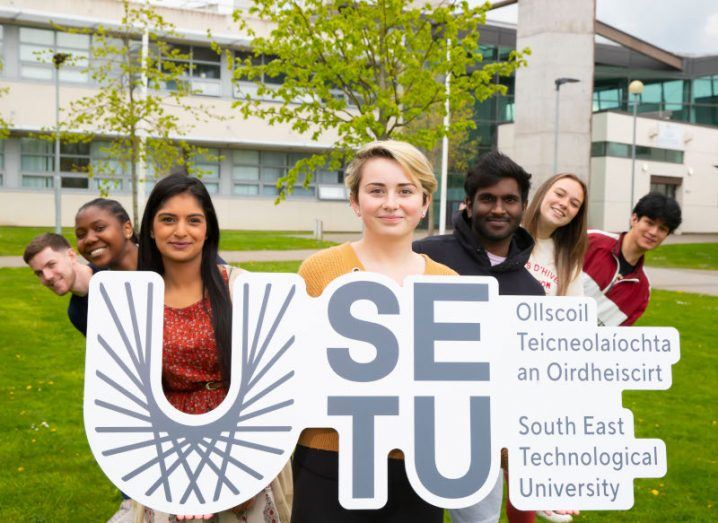 Study in Ireland _ SETU students show some school pride